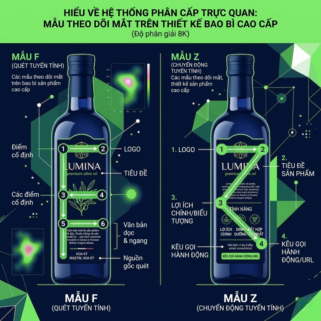 Phân tích luồng mắt người tiêu dùng Eye Tracking trên nhãn mác