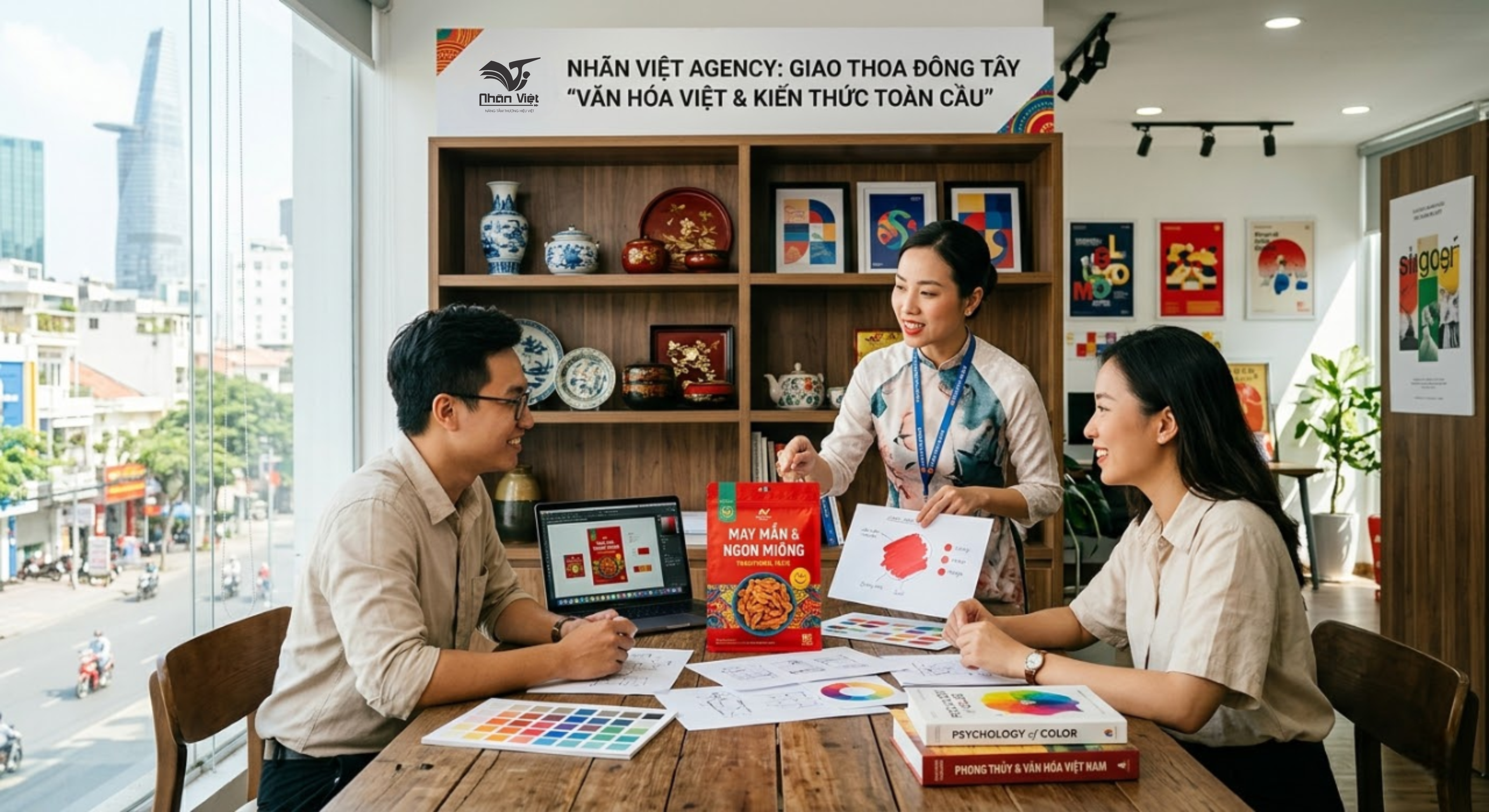 Sự giao thoa giữa tâm lý học Đông và Tây trong màu sắc